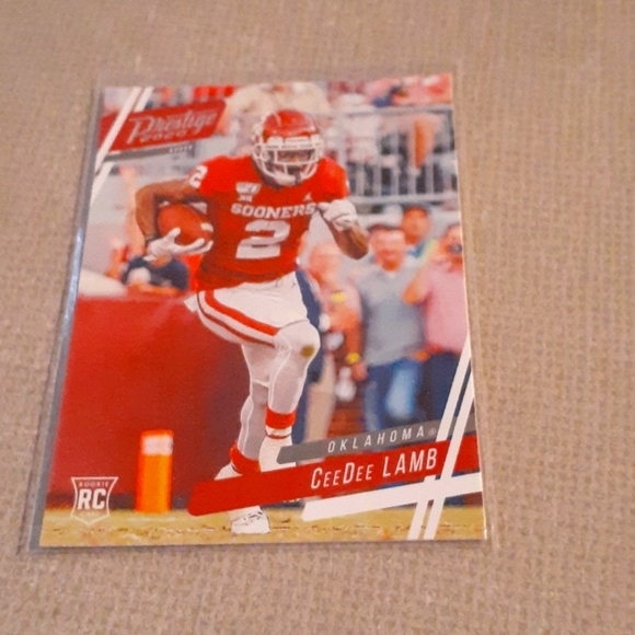 4 NFL Cards Cowboys Chargers Colts Lions Herbert Lamb Goff Ehlinger - Picture 4 of 8